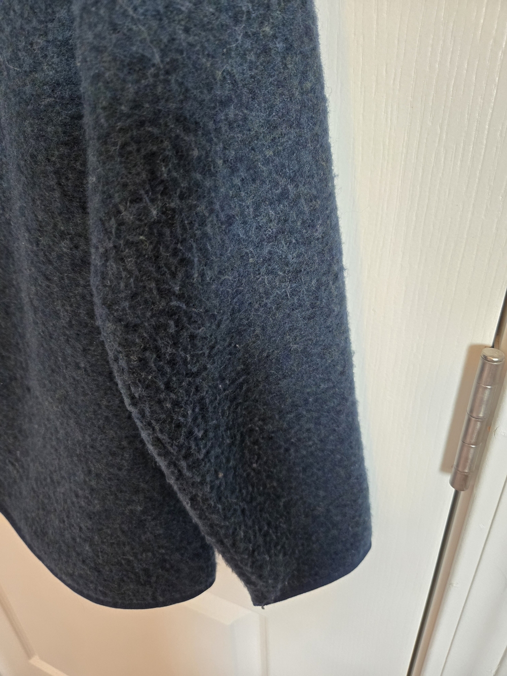 Smartwool Blue Half-Zip Hooded Fleece Pullover - Picture 4 of 5